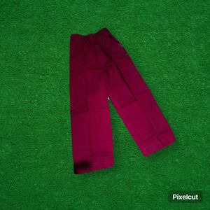 Boys Burgundy Pants