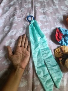 Pack of 8 Scrunchies &amp; Hair Scarves