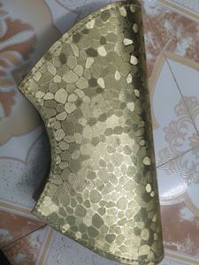 Elegant Gold Clutch Bag