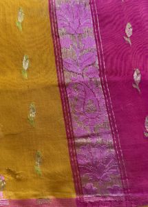 Beautiful Pink Floral Saree