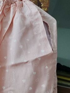 136.Pink Polka Dot Palazzo Pants