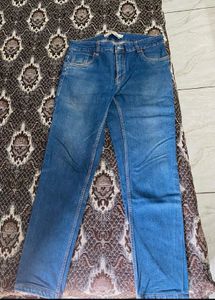 Mast &amp; Harbour Men's Classic Blue Denim Jeans