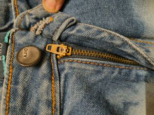 Distressed Denim Shorts