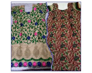 Embroidered Kurta Tops