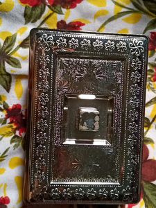Decorative Silver Trinket Box