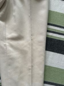 Cream Wide Leg Trousers