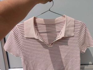Striped Polo T-Shirt