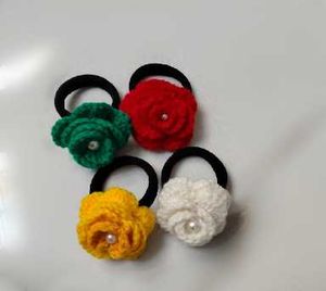 Handmade Crochet Flower Hair rubbers