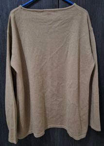 Beige Long Sleeve Top