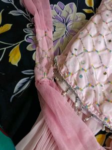 Beautiful Pink Sequined Kurta Set 3 to 4.5 years