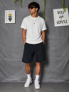 NEXT Men's Black Cargo Shorts