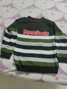 Reebok Kids Striped Sweatshirt
