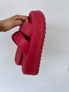 Comfortable Red Slides