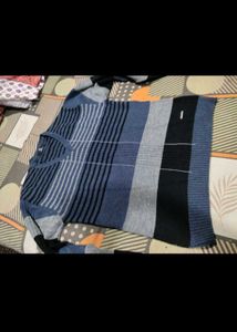 Stylish Striped V-Neck Sweater