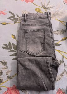 Grey Wash Denim Jeans
