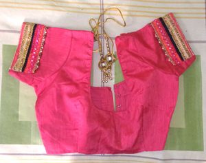 Vibrant Pink Embroidered Blouse ✨