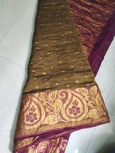 Cotton Blend  Pattu Saree