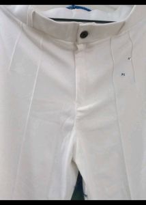 White Wide Leg Pants