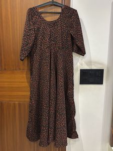 Leopard Print Midi Dress