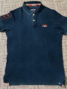 Superdry Men's Navy Polo T-Shirt