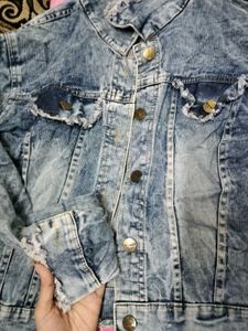 Distressed Denim Jacket