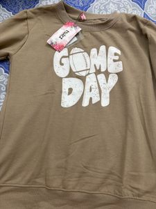 Trendy "Gameday" Graphic Sweatshirt