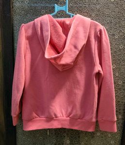 Kid Girl 2-3 years Peach colour Hoodie Ja