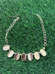Boho Gemstone Statement Necklace