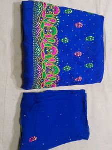 All Over Self Silk With Hand Work