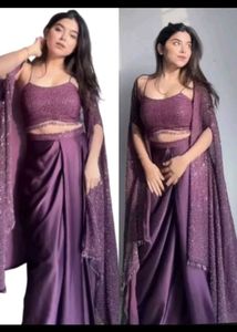 stunning vine party wear cord set indo western