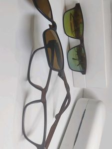 Clip-on Sunglasses with Prescription Frames