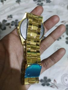 Analog Golden Watch