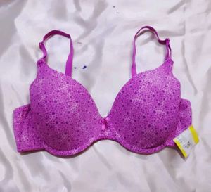 Purple Padded Bra