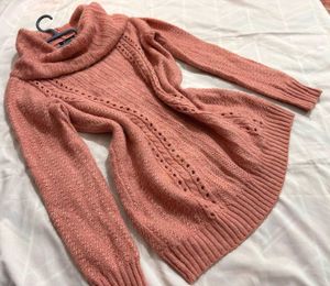 🎉Buy1 Get1 Free🎉Pink Knit Sweater R
