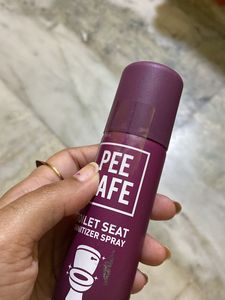 2 bottles of Pee Safe Toilet Seat Sanitizer Spray