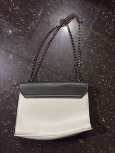 Allensolly Chic Two-Tone Chain Sling Bag