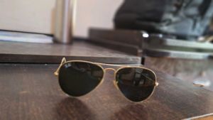Ray-Ban Original Aviator Gold-Green Sunglass with