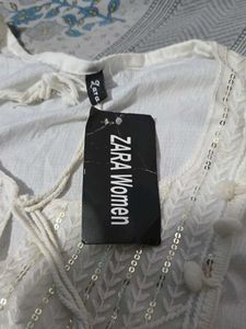 Embroidery White Top