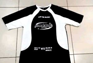 Graphic Print Black & White T-Shirt