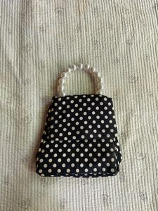 polka dot bag