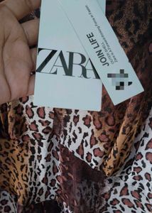 🐆🖤 Animal Print Sheer Tunic Top
