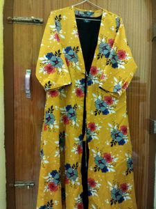 Yellow Black Kurti