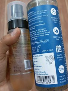 Be bodywise bodywash and m caffeine mist