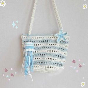Crochet Ocean Waves Bag
