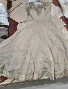 Elegant Embroidered Ethnic Gown