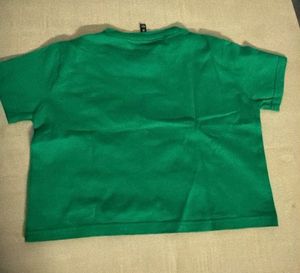 Cheetah Graphic crop Tee
