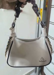 Stylish Cream Shoulder Bag