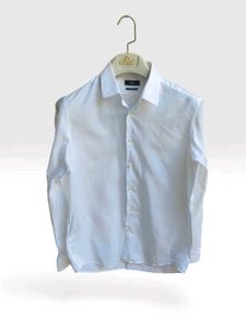 Men's White Button-Down Shirt
