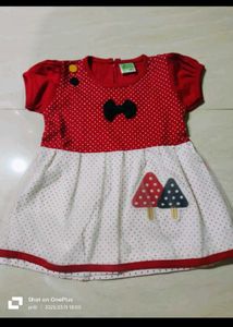 Cute Red Polka Dot Baby Dress