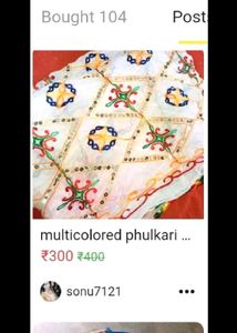 Multicolored &amp; banarsi dupatta combo